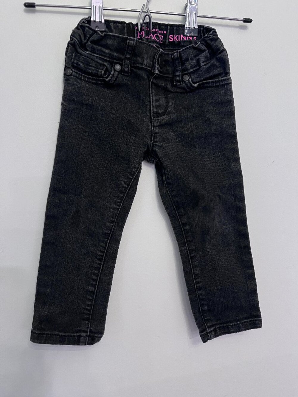 The Children's Place Toddler Skinny Jeans Black Wash Wash - Size 2T